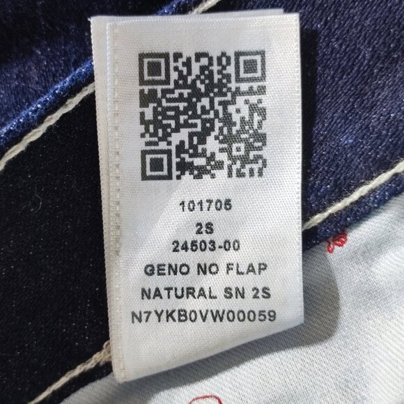 True Religion jeans men's size 42 (44) Indigo blue colour Geno Relaxed Slim - Picture 9 of 15